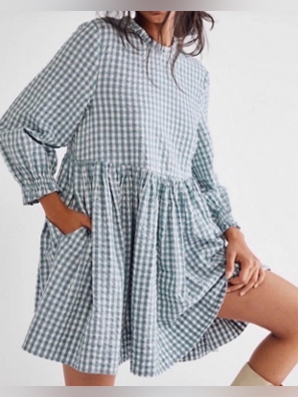Free People Gingham Living For This Tunic
